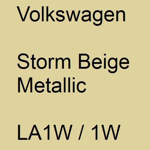 Volkswagen, Storm Beige Metallic, LA1W / 1W.
